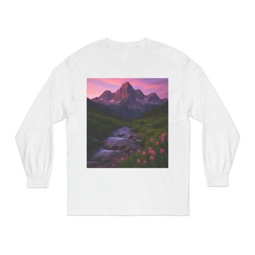 Serene Mountain Retreat - Unisex Classic Long Sleeve T-Shirt