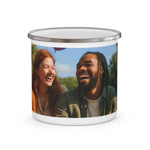 Joyful Connections - Enamel Camping Mug