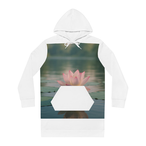Serene Lotus Bliss - Women's Hoodie Dress (AOP)