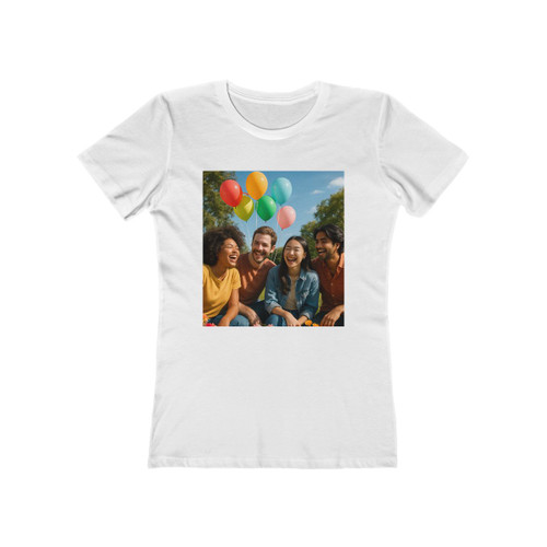 Joyful Connections - The Boyfriend Tee for Women