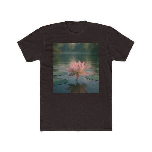Serene Lotus Bliss - Unisex Cotton Crew Tee