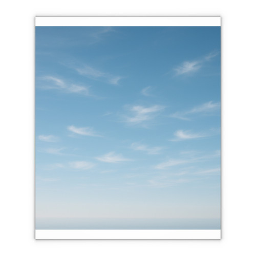 Serene Horizon - Gift Wrapping Paper Sheets, 1pc