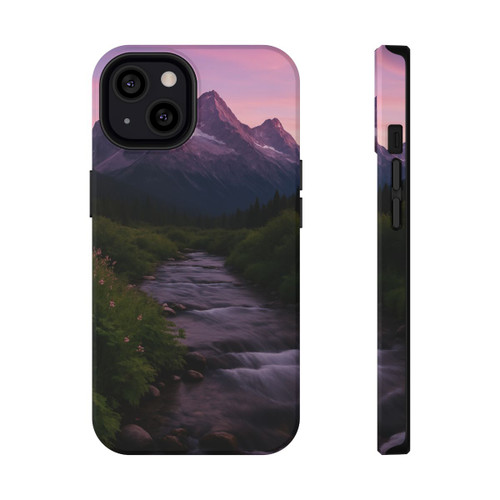 Serene Mountain Retreat - Impact-Resistant Cases