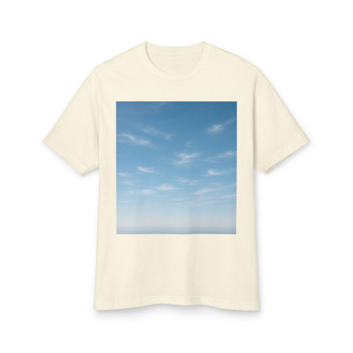 Serene Horizon - Unisex Garment-Dyed Heavyweight Cotton Tee
