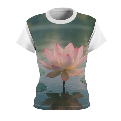 Serene Lotus Bliss - Women's Cut & Sew Tee (AOP)