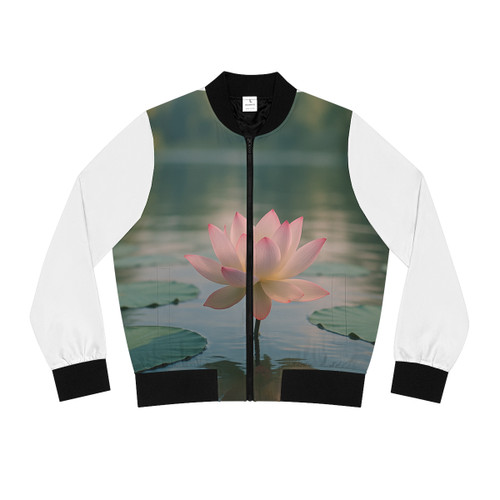 Serene Lotus Bliss - Women's Bomber Jacket (AOP)