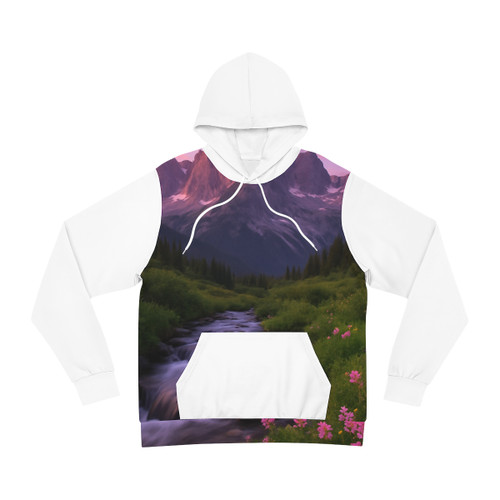 Serene Mountain Retreat - Fashion Hoodie (AOP)