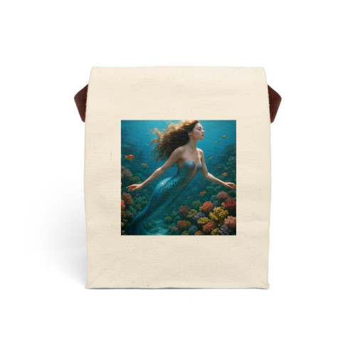 Ethereal Ocean Dance - Canvas Lunch Bag With Strap