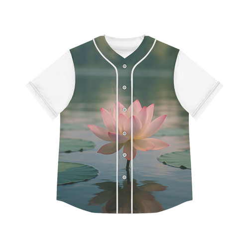 Serene Lotus Bliss - Women's Baseball Jersey (AOP)