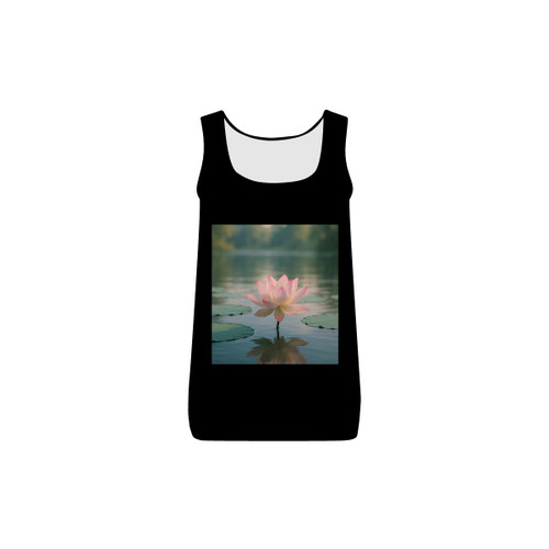 Serene Lotus Bliss - Women's Baby Rib Tank