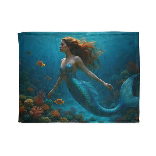 Ethereal Ocean Dance - Soft Polyester Blanket