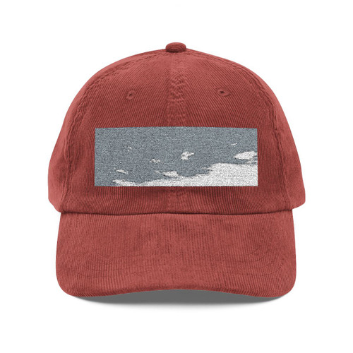 Serene Horizon - Vintage Corduroy Cap (Embroidery)