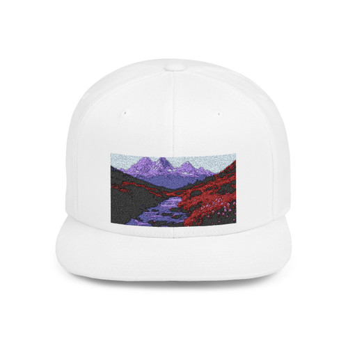 Serene Mountain Retreat - Flat Bill Snapback