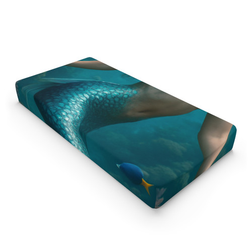 Ethereal Ocean Dance - Baby Changing Pad Cover