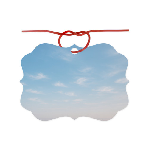 Serene Horizon - Aluminum Ornaments, 1pc