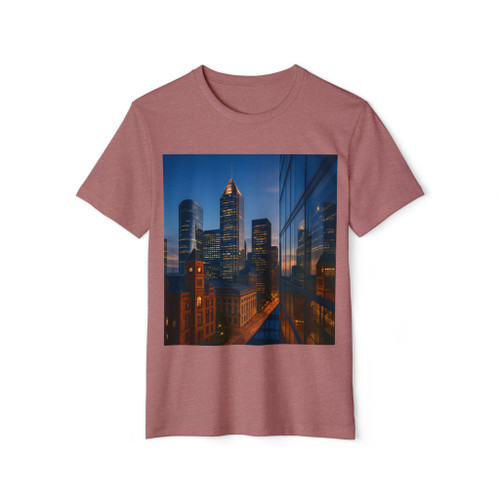 Metropolitan Reflections - Unisex Recycled Organic T-Shirt