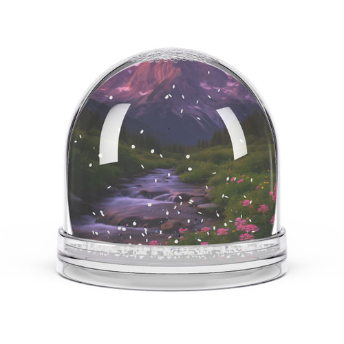 Serene Mountain Retreat - Snow Globe