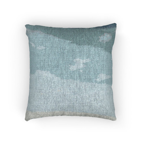 Serene Horizon - Woven Pillow