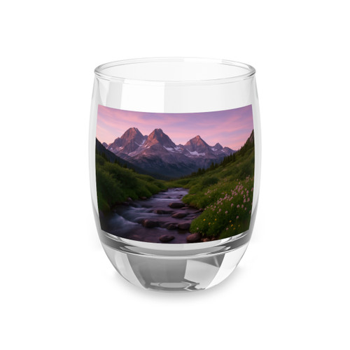 Serene Mountain Retreat - Whiskey Glass