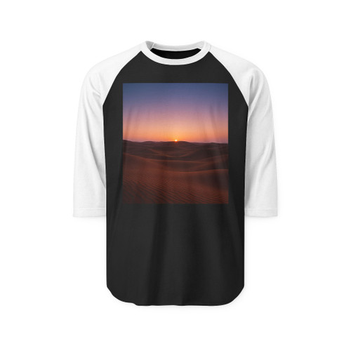Desert Dawn - Unisex Three-Quarter Sleeve Raglan Shirt