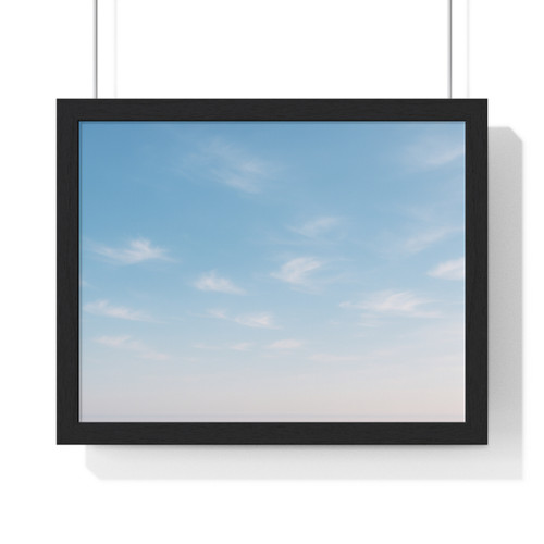 Serene Horizon - Horizontal Framed Poster