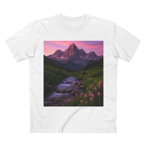 Serene Mountain Retreat - Adult Staple Tee