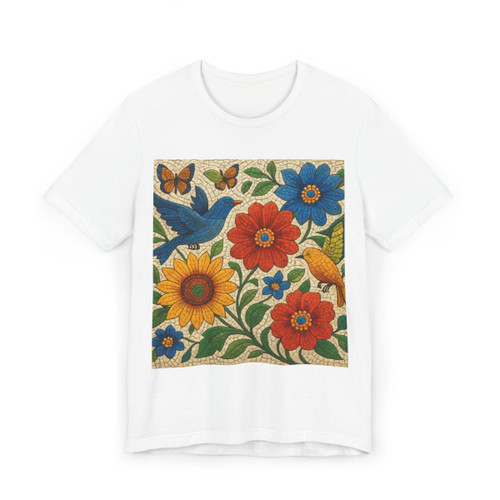 Nature's Mosaic Symphony - Unisex Jersey T-Shirt