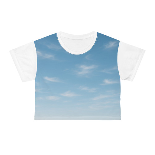 Serene Horizon - Crop Tee (AOP)