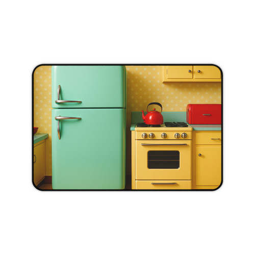 Atomic Age Kitchen - Desk Mat