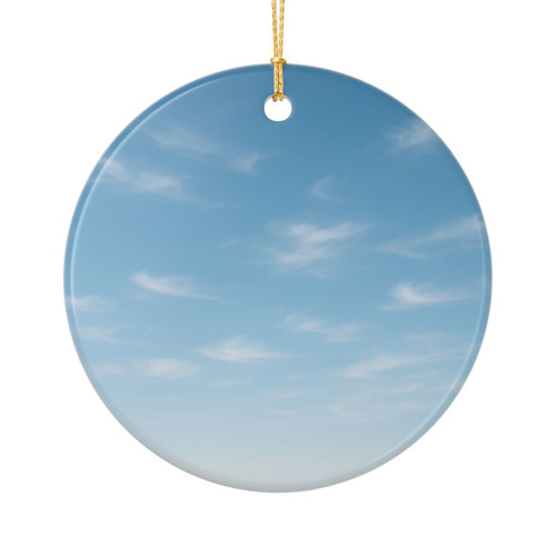 Serene Horizon - Ceramic Ornaments (2-Side Print)