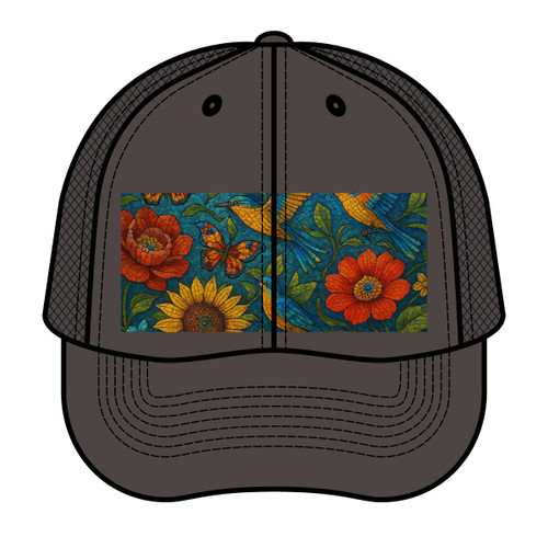 Nature's Mosaic Symphony - Trucker Retro Hat