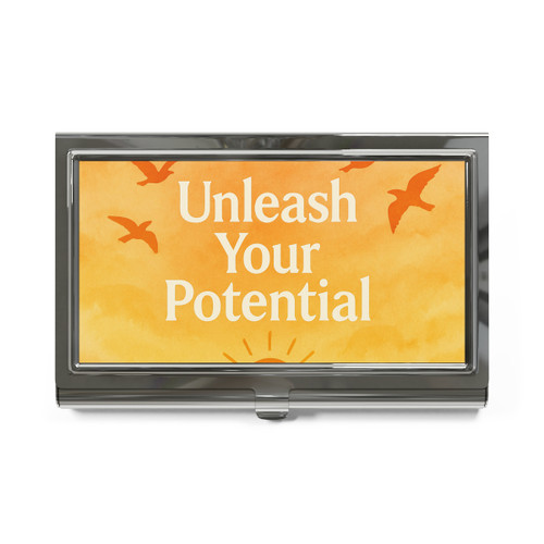 Unleash Your Potential - Business Card Holder