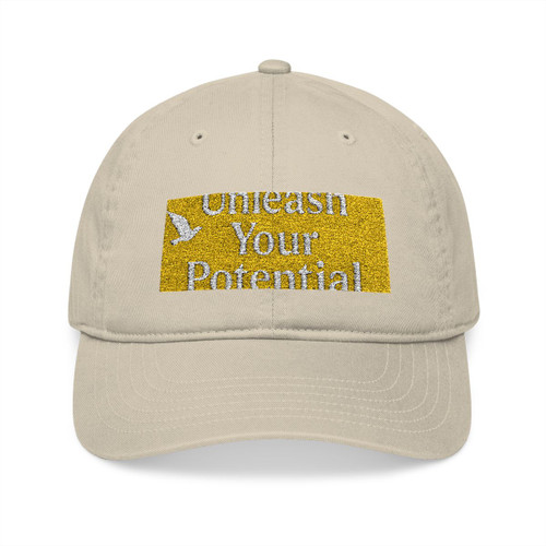 Unleash Your Potential - Organic Baseball Cap (Embroidery)
