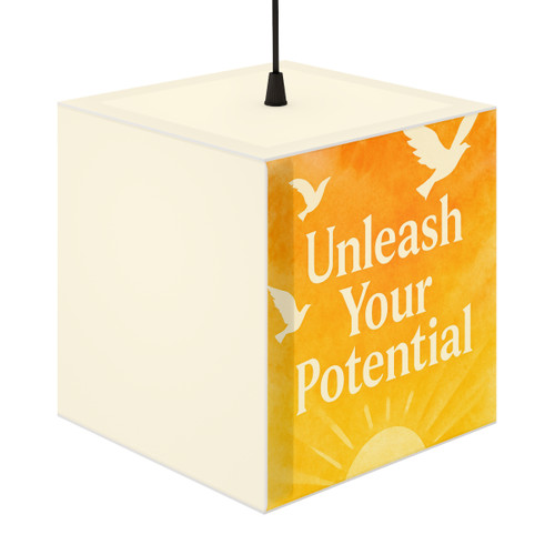 Unleash Your Potential - Light Cube Lamp