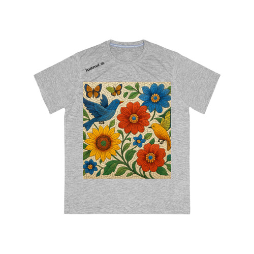 Nature's Mosaic Symphony - Men's Sports T-shirt