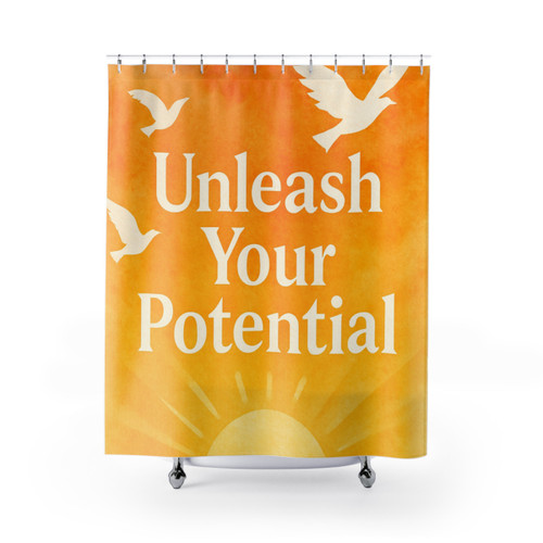 Unleash Your Potential - Shower Curtains