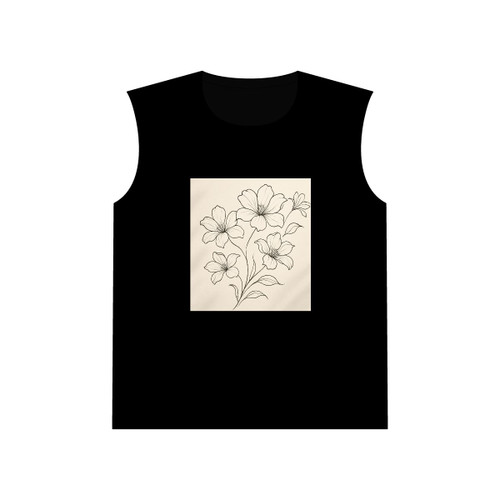 Serene Floral Flow - Unisex Jersey Muscle Tank