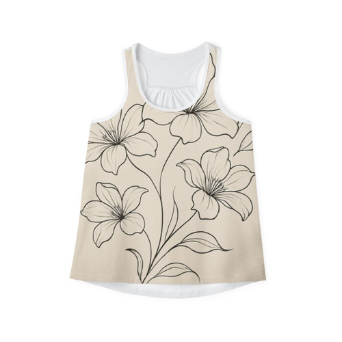 Serene Floral Flow - Women's Tank Top (AOP)