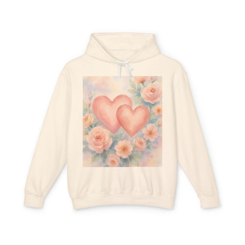 Endless Affection - Unisex Lightweight Hooded Sweatshirt