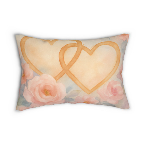 Endless Affection - Spun Polyester Lumbar Pillow