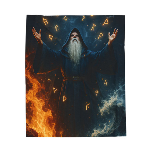 Elemental Fury - Velveteen Plush Blanket