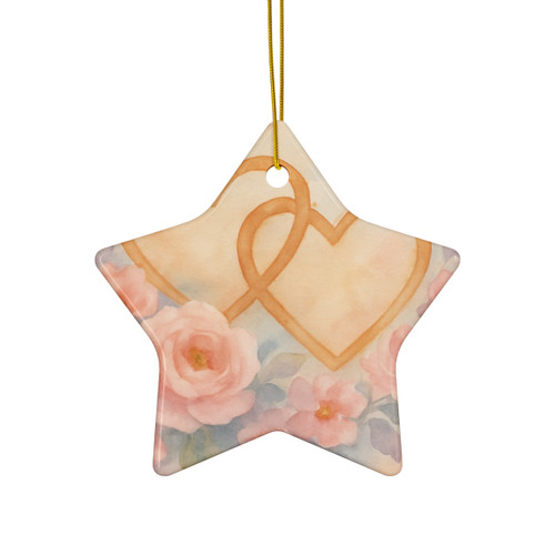 Endless Affection - Ceramic Ornament, 4 Shapes