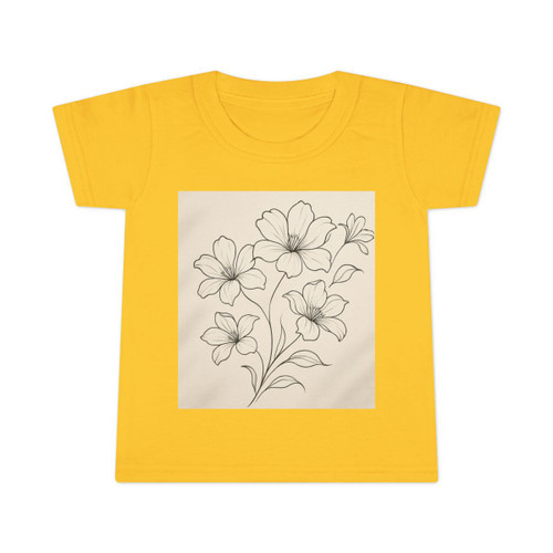 Serene Floral Flow - Toddler T-shirt