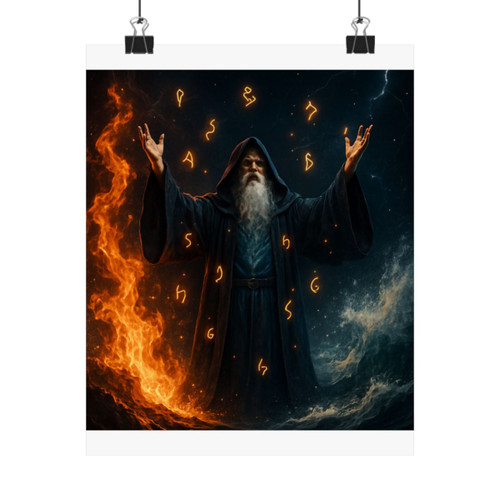 Elemental Fury - Matte Vertical Posters