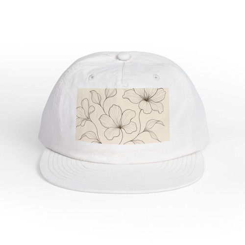 Serene Floral Flow - Surf Cap
