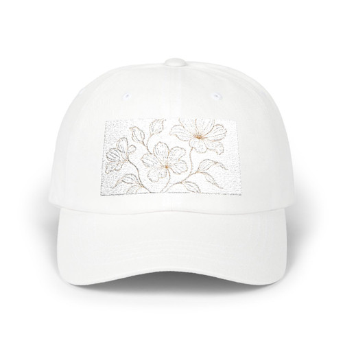 Serene Floral Flow - Classic Dad Cap
