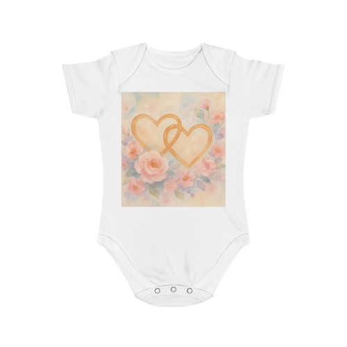 Endless Affection - Short Sleeve Baby Bodysuit