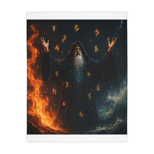 Elemental Fury - Velveteen Microfiber Blanket (Two-sided print)