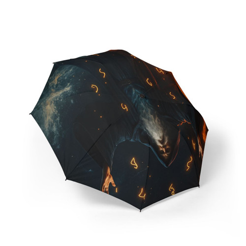 Elemental Fury - Semi-Automatic Foldable Umbrella