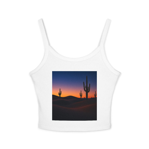 Twilight Desert Dreams - Women's Spaghetti Strap Tank Top